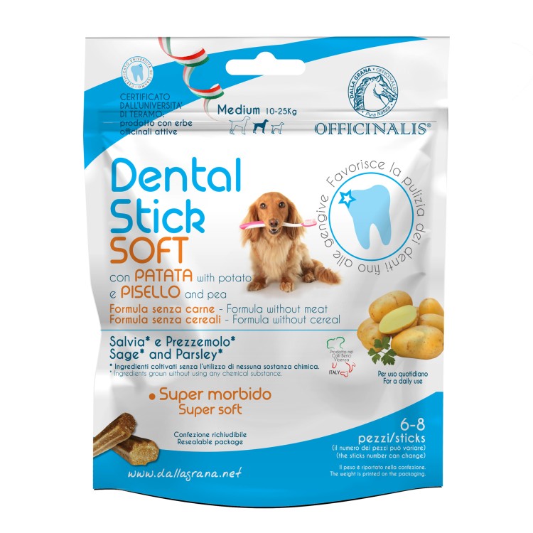 DENTAL STICK CANE GRAIN FREE MEDIUM 96 gr DENTAL STICK CANE GRAIN FREE MEDIUM 96 gr
