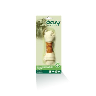 Oasy Snack Dog - OSSO masticabile con pollo Tg L Blister 67 gr (6pz)