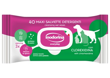 Inodorina Salviette Everyday Clorexidina 40pz