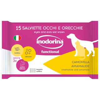 Inodorina Salviette Occhi Orecchie Camomilla 15pz