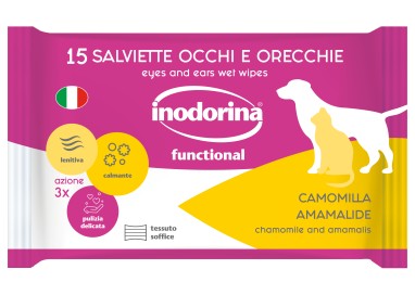 Inodorina Salviette Occhi Orecchie Camomilla 15pz