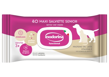 Inodorina Salviette Senior funzionali Proteine Latte 40pz