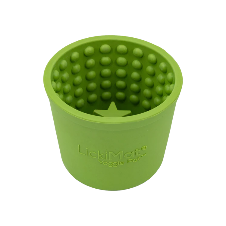 LickiMat Yoggie Pot Verde