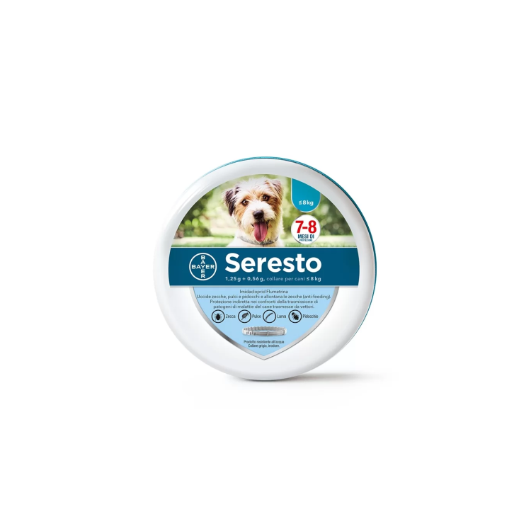 Seresto Collare Cani per cani fino a 8 kg Seresto Collare Cani per cani fino a 8 kg