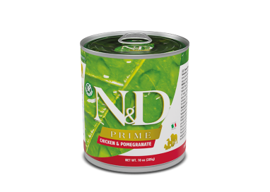 N&D DOG PRIME POLLO E MELOGRANO285GR