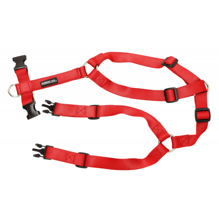 PETTORINA NYLON  H  P15 ROSSA